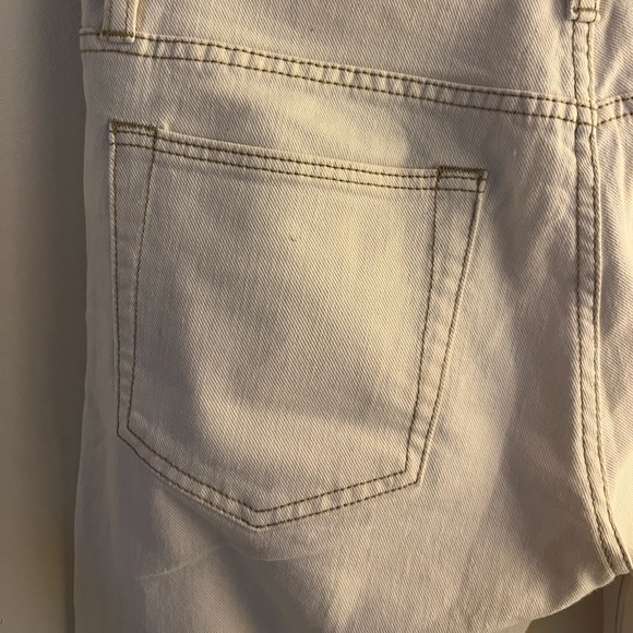 CLUB MONACO White Straight Leg Jeans Women’s Size 30 W / 30 L - Picture 5 of 6